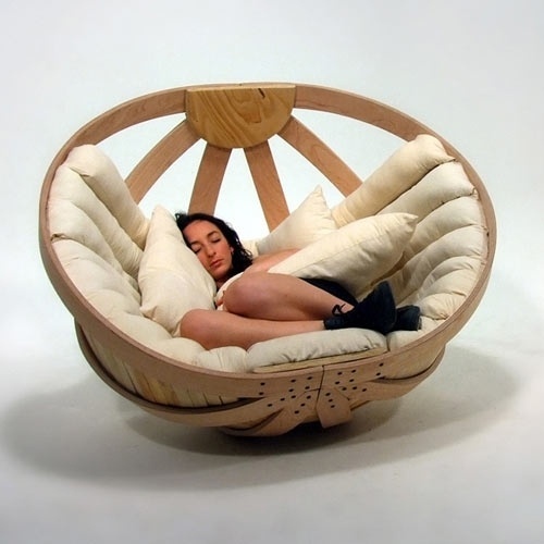 Cradle | Design Milk #comfort #design #cradle #wood #cocoon #object #want