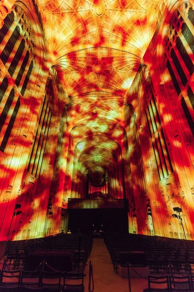 Immersive Projections in King's College Chapel, University of Cambridge