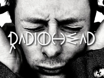 Radiohead type by Sandra Guerrero. #radiohead #typography #type #typo #typedesign #Murcia #font #music #geometric #dribbble