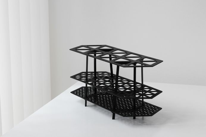 Gridded Shelf by Hayo Gebauer