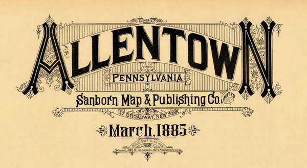 Incredible vintage typography from Sanborn Map Company #type