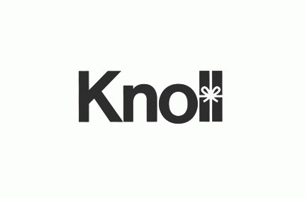 knoll-logo-design.gif (GIF Image, 430x280 pixels) #bw #identity