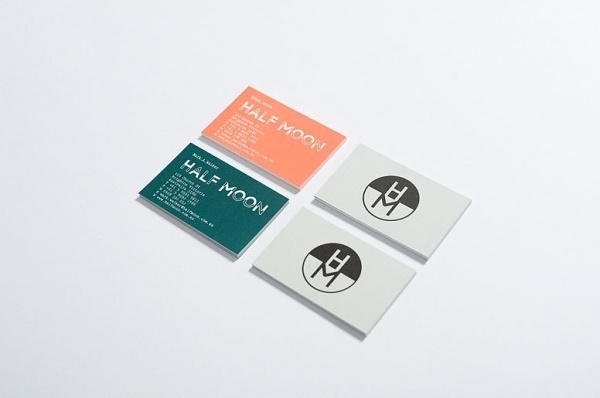 Half Moon - Graphic Projects - Projects of Imagination #business #of #color #cards #imagination #projects #half #moon