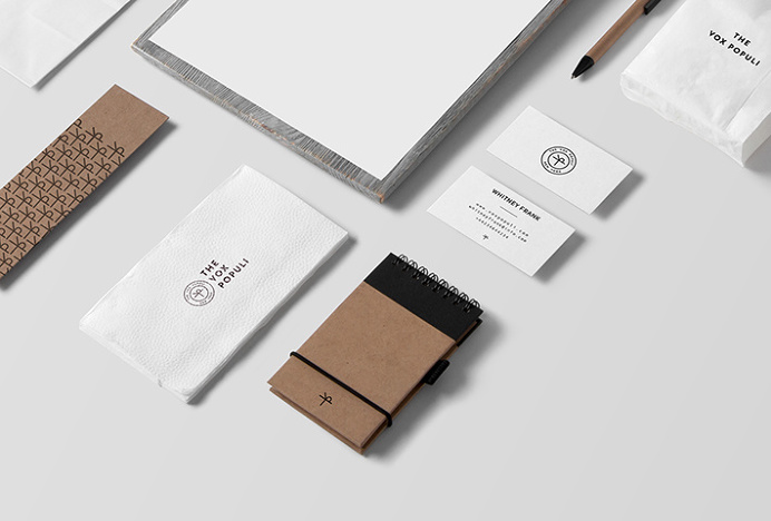 The Vox Populi by Sam Curtis #stationery #branding