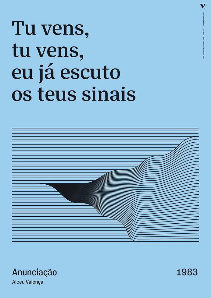 Tipoversos Identity - Mindsparkle Mag Lyrics are the visual and textual manifestation of a song and inspire Tipoversos, a series of 15 posters about brazilian music with lyrics that bring reflection, protest and a certain dose of hope. This beautiful project was designed by Johnny Brito. #logo #packaging #identity #branding #design #color #photography #graphic #design #gallery #blog #project #mindsparkle #mag #beautiful #portfolio #designer