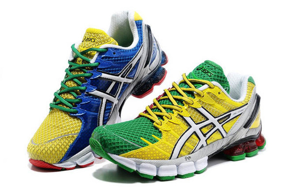 Mens Asics Gel Kinsei 4 Green Yellow Shoes #shoes