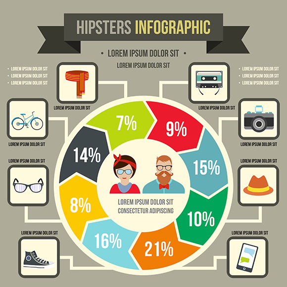 hipsters Infographics