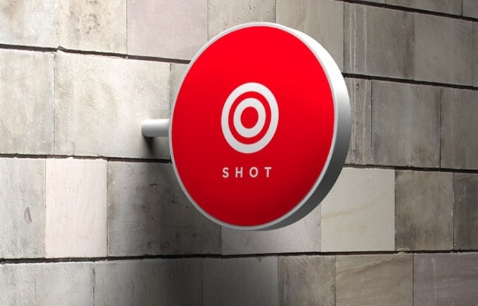 Free Wall Sign Mockup PSD