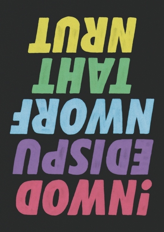 Jesse Mallows - Positive Posters Winner #colour #poster #typography