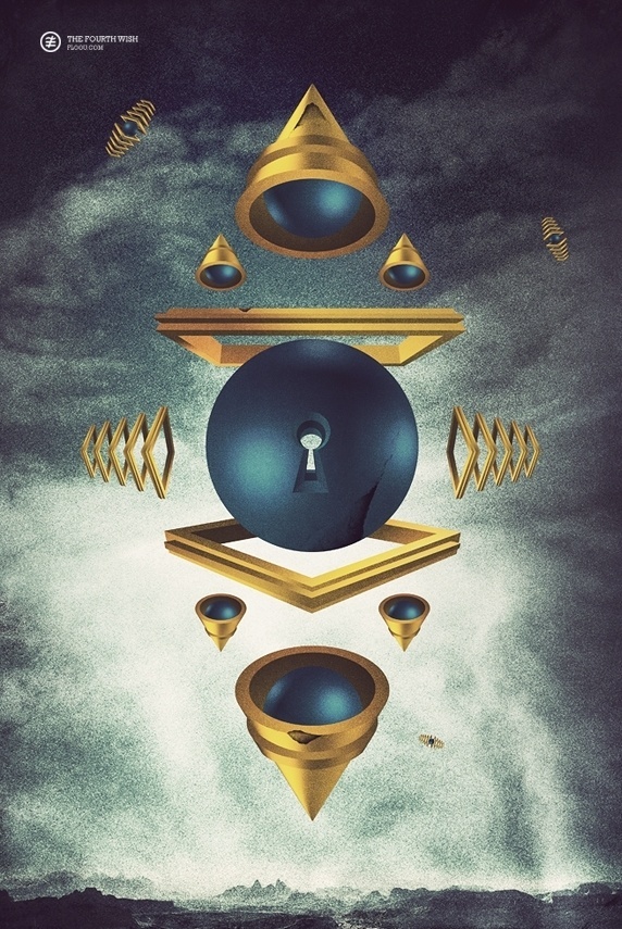 the_fourth_wish_by_fl00u-d5520pz.jpg 572×855 pixels #tomas #toleikis #design #graphic #direction #illustration #floou #com #art