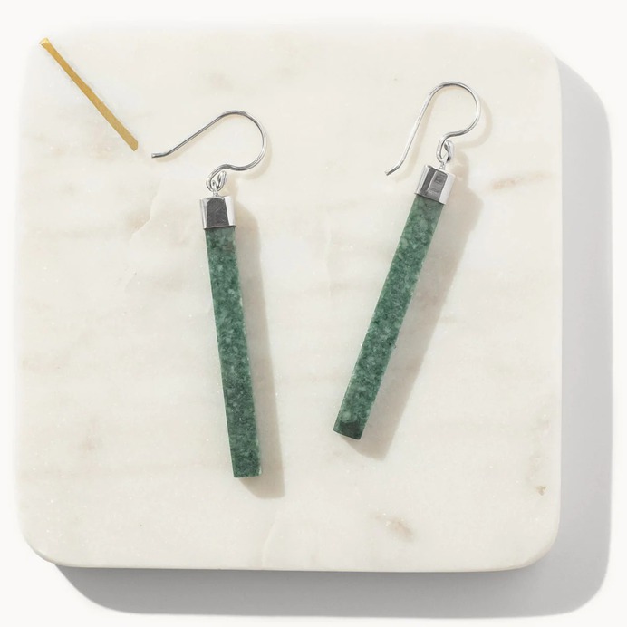 Jade earrings - jadeite