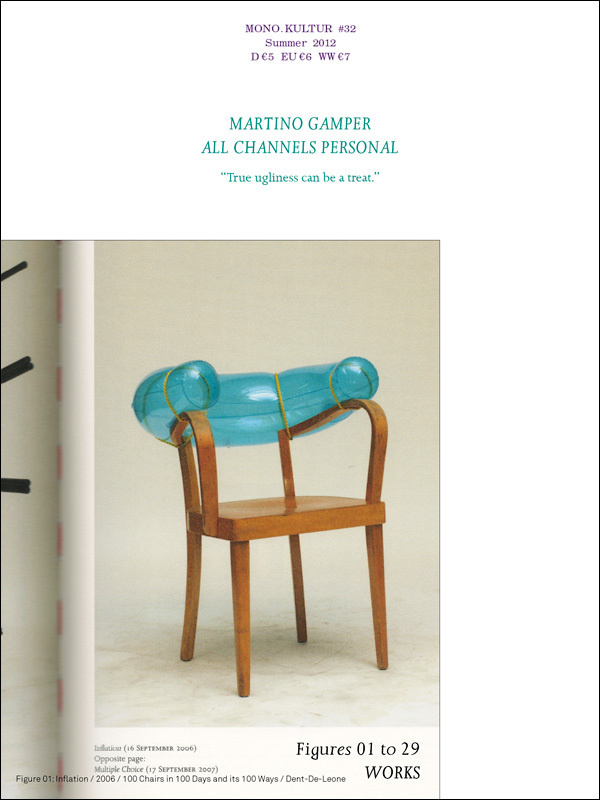 manystuff.org – Graphic Design, Art, Publishing, Curating… » Blog Archive » mono.kultur #32 – MARTINO GAMPER