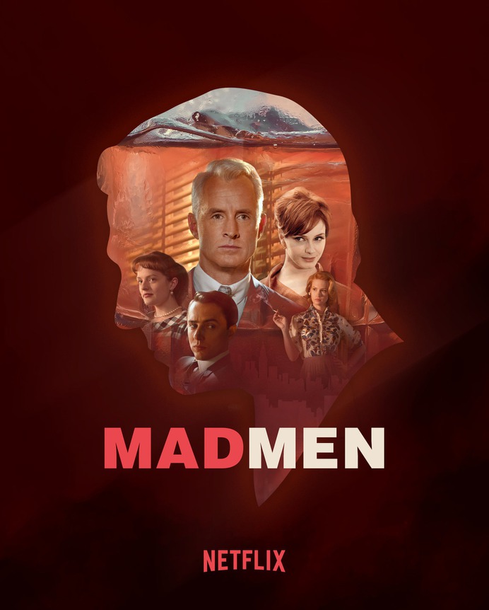 Illustration — Mat MacQuarrie Netflix, Madmen poster