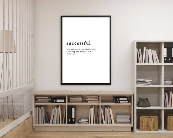Successful Definition Printable Wall Art
