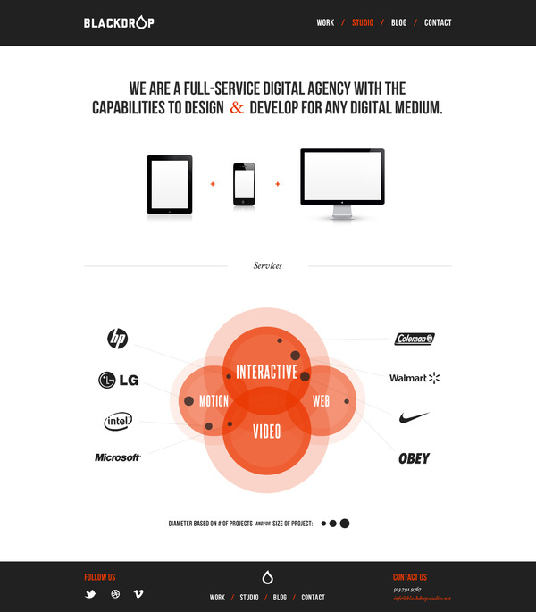 Blackdrop_site_2012_studio #white #design #black #clean #simple #and