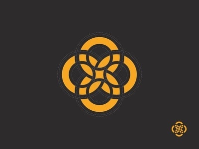 Mosaic Logo Grid #circles #tsanev #grid #mosaic #identity #sofia #bulgaria #logo