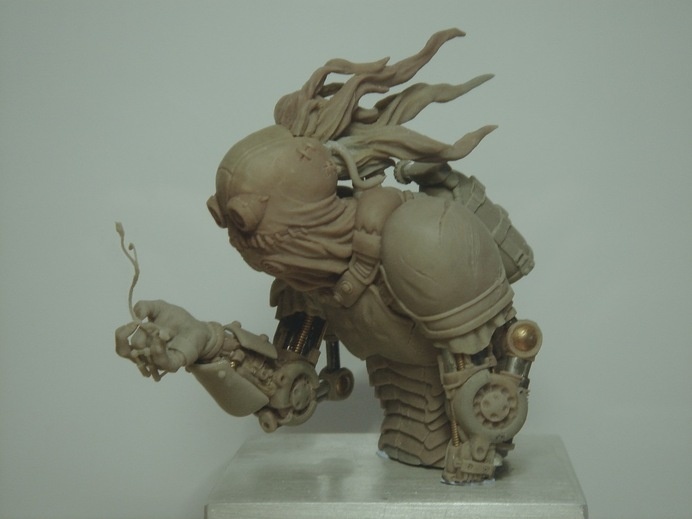 Barney The Steamthing by The-Small on deviantART #sculpture #steampunk