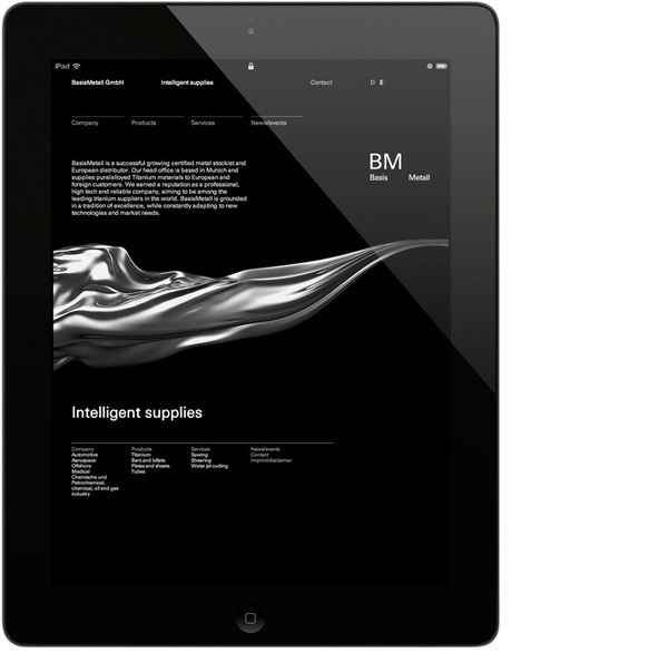 Keller Maurer Design #ipad #web