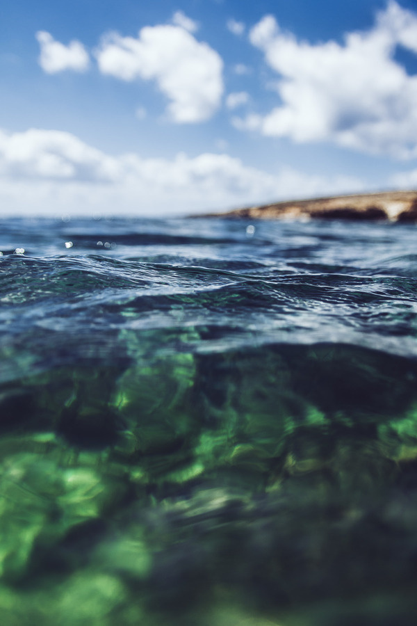 Water :: www.kallelundholm.com #ripples #water #surface #photography #blue #waves