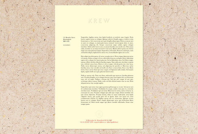 Krew by Family #stationary #branding