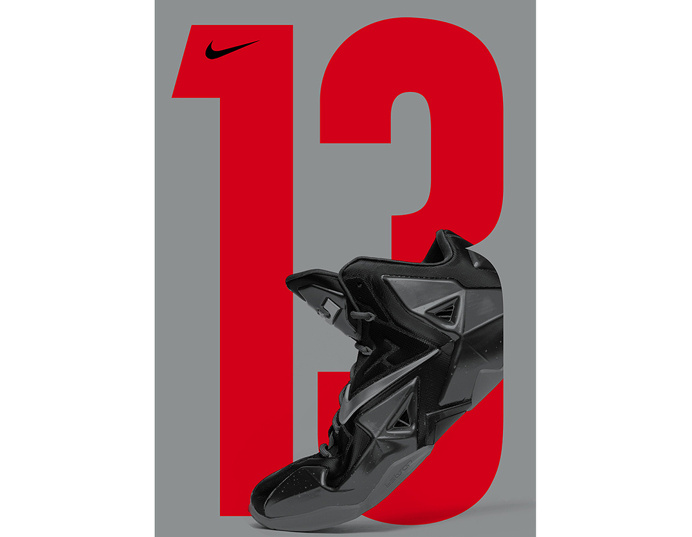 Nike – Lebron 13 #advertising #type #poster