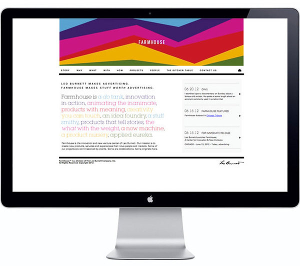 Farmhouse website #web