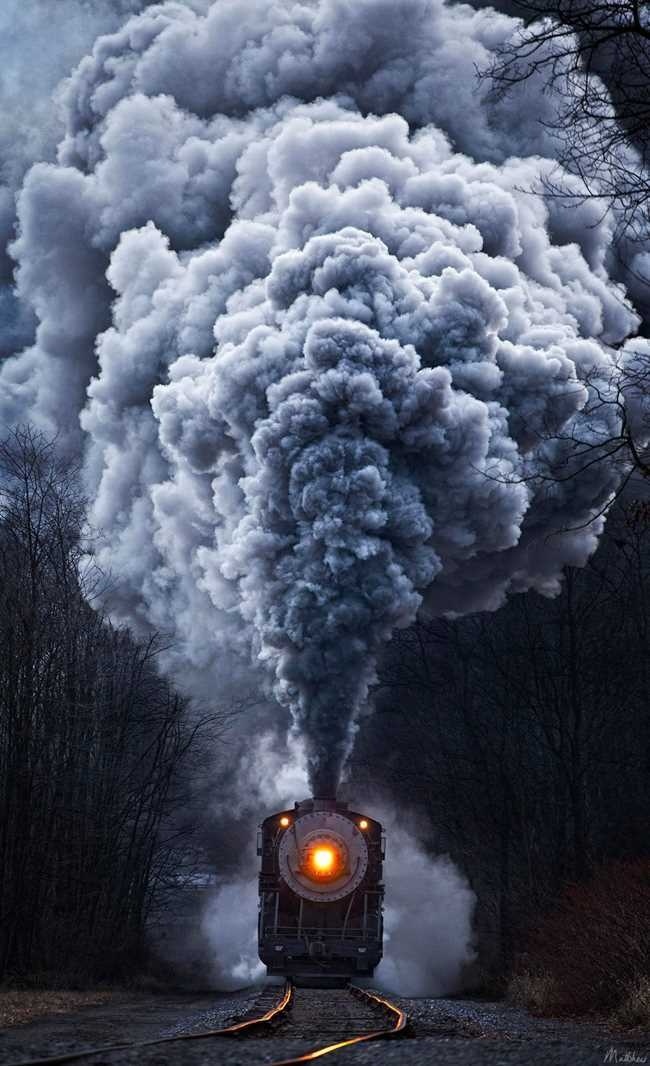 Vintage Trains by Matthew Malkiewicz #inspiration #photography #art