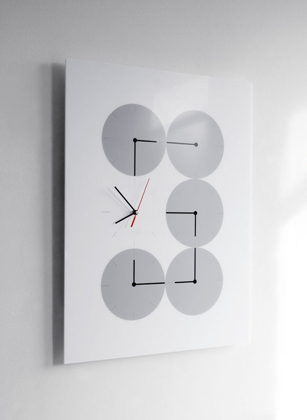 6 at 6 clock by Human Since 1982 for Victor Hunt #clock #white