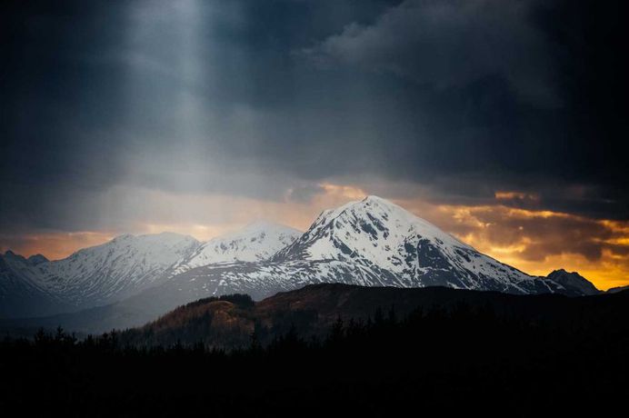 Majestic Mountainscapes in Scottish Highlands by Marina Weishaupt