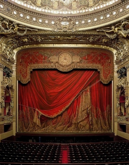 All sizes | Garnier Opera, Paris, by David Laventi | Flickr - Photo Sharing! #paris #stage #garnier #theatre #photography #opera