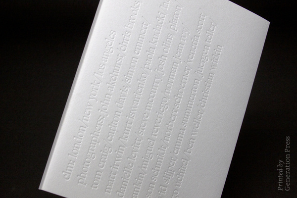 CLM Look book #print #look #letterpress #book #typography
