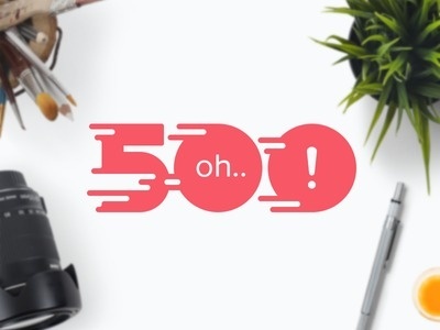 500 #logo