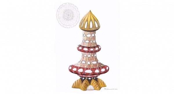 Architecture home surrealistic style #drawings #surrealism #mazhlekov #painting #paintings #artist #viktor
