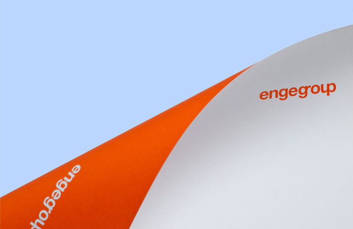 Engegroup by Inplicito #brand #brand design #print