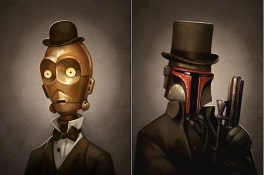 Greg Peltz's Victorian Star Wars Portraits | Trendland: Fashion Blog & Trend Magazine #greg #victorian #wars #peltz #portrait #star