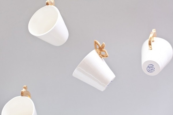 Probably White is a fusion of artisanal ceramics with contemporary Arabic calligraphy #creative #calligraphy #letters #cups #ceramics #design #arabic #espresso #product #coffee #luxury