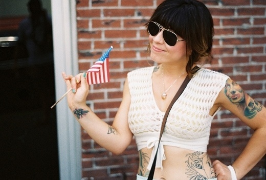 The Photography of ARTRIPOLI | Ink Butter™ | Tattoo Aftercare #flag #summer #tattoos #america #female