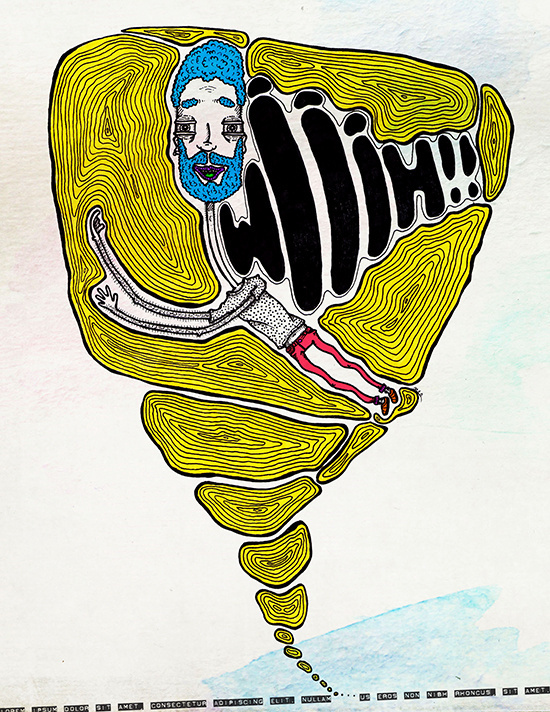 "Wiiih!!" by Molly Yllom #illustration #character #design