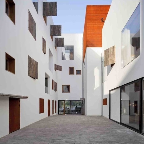 Dezeen » Blog Archive » The Waterhouse at South Bund by NHDRO #south #waterhouse #bund #architecture #hotel