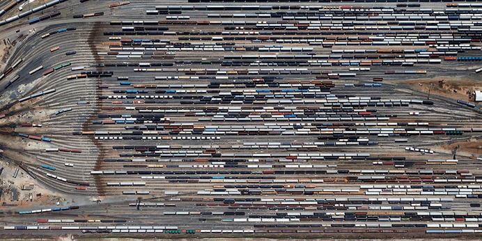 Exodus, photography by Marcus Lyon, from PhotoViz © Gestalten 2016.