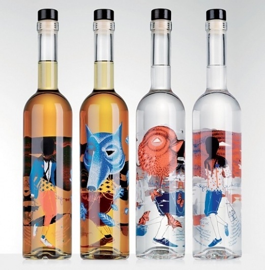 Michelberger Booze Company | Lovely Package #packaging #illustration #collage