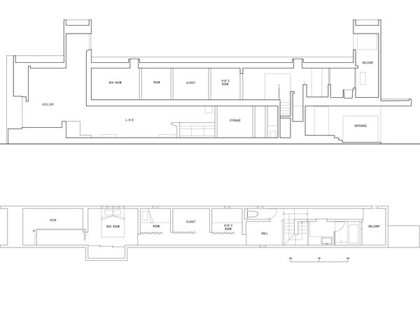 FORM: Promenade House #form #plan #house #architecture #section #japan