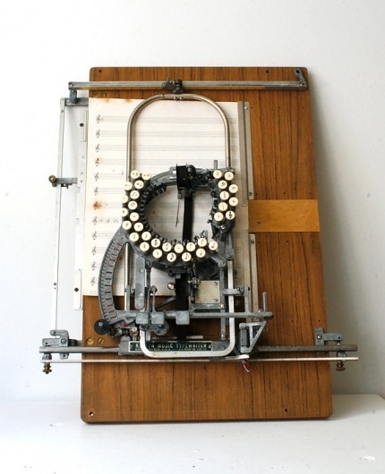 Make Mistakes. #metal #old #mechanical #wood #music #beautiful #typewriter