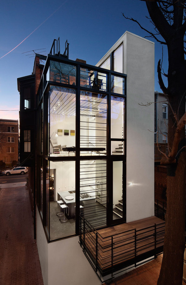 CJWHO ™ (Barcode House, Washington, DC, USA by David...) #washington #design #living #photography #architecture #usa #luxury