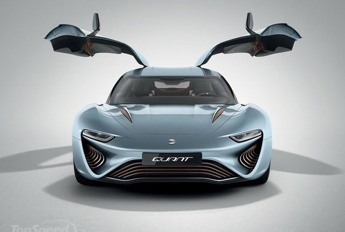 Quant e-Sportslimousine can run up to 62 miles per hour just by running on saltwater. And, it is approved to run on public roads! #modern #lifestyle #design #product #industrial #limousine #car #style