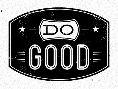 Dribbble - Do Good by Martin Refsal #type #logo #typography