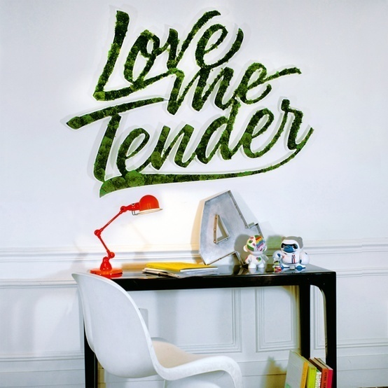 Typography inspiration #type #organic #green