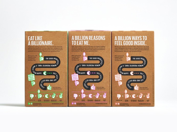 Hubbards Bran-ola - Mindsparkle Mag Onfire Design have refreshed the Hubbards brand and designed the packaging for the first product in a new phase of growth for the brand. #logo #packaging #identity #branding #design #color #photography #graphic #design #gallery #blog #project #mindsparkle #mag #beautiful #portfolio #designer