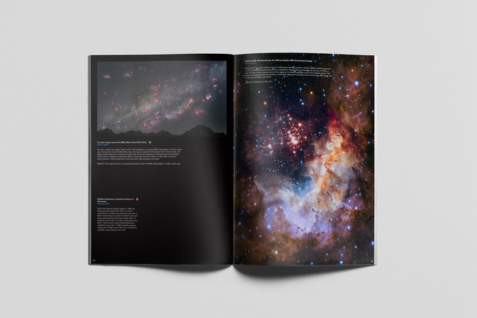 Hubble 25 Years On Book Design – Deivid Cole
