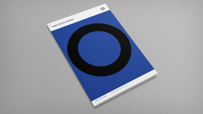 London Underground Asset Development. hatchedlondon.com #branding #design #print